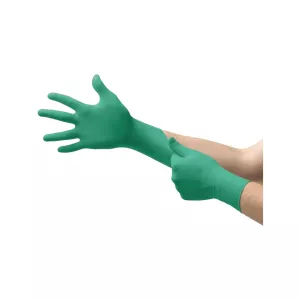 Gants verts TouchNTuff Nitrile S